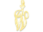 FJC Finejewelers 10k Initial W Charm