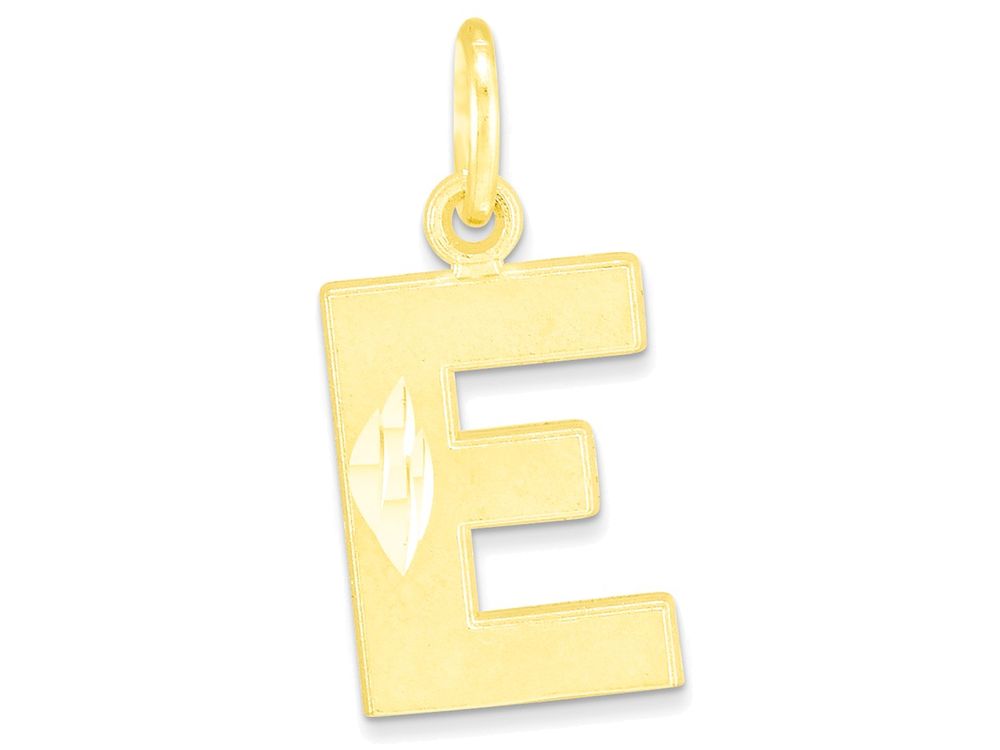 FJC Finejewelers 10k Initial E Charm