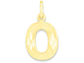 FJC Finejewelers 10k Initial O Charm