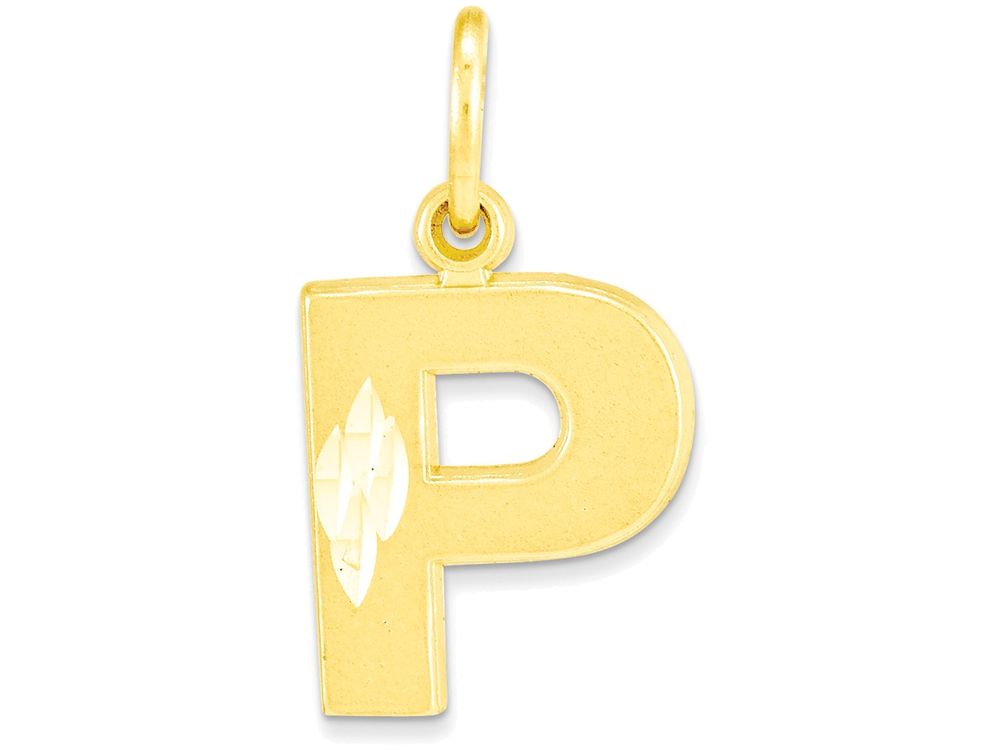 FJC Finejewelers 10k Initial P Charm