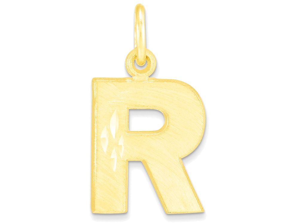 FJC Finejewelers 10k Initial R Charm