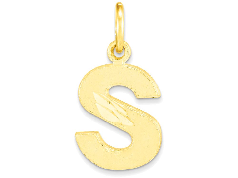 FJC Finejewelers 10k Initial S Charm