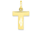 FJC Finejewelers 10k Initial T Charm