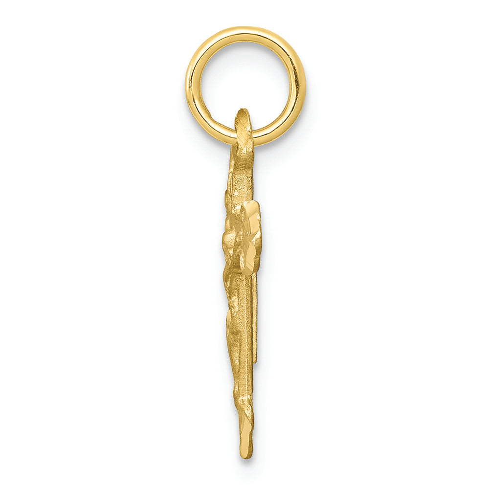 FJC Finejewelers 10k Yellow Gold Crucifix Charm