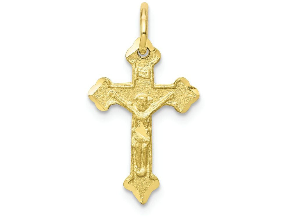 FJC Finejewelers 10k Yellow Gold Crucifix Charm