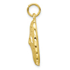 FJC Finejewelers 10k Yellow Gold Hockey Mask Charm