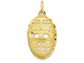 FJC Finejewelers 10k Yellow Gold Hockey Mask Charm