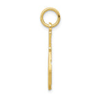 FJC Finejewelers 10k Yellow Gold Solid Racquetball Racquet Charm