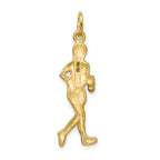 FJC Finejewelers 10k Yellow Gold Solid Runner Charm