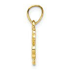 FJC Finejewelers 10k Yellow Gold Four Leaf Clover Charm