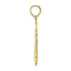 FJC Finejewelers 10k Yellow Gold Polished Christmas Tree Charm