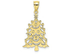 FJC Finejewelers 10k Yellow Gold Polished Christmas Tree Charm