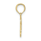 FJC Finejewelers 10k Yellow Gold Polished Christmas Bells Charm