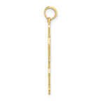 FJC Finejewelers 10k Yellow Gold Solid Illinois State Charm