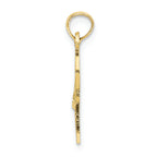 FJC Finejewelers 10k Yellow Gold Solid New York State Charm
