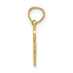 FJC Finejewelers 10k Yellow Gold Solid Tennessee State Charm