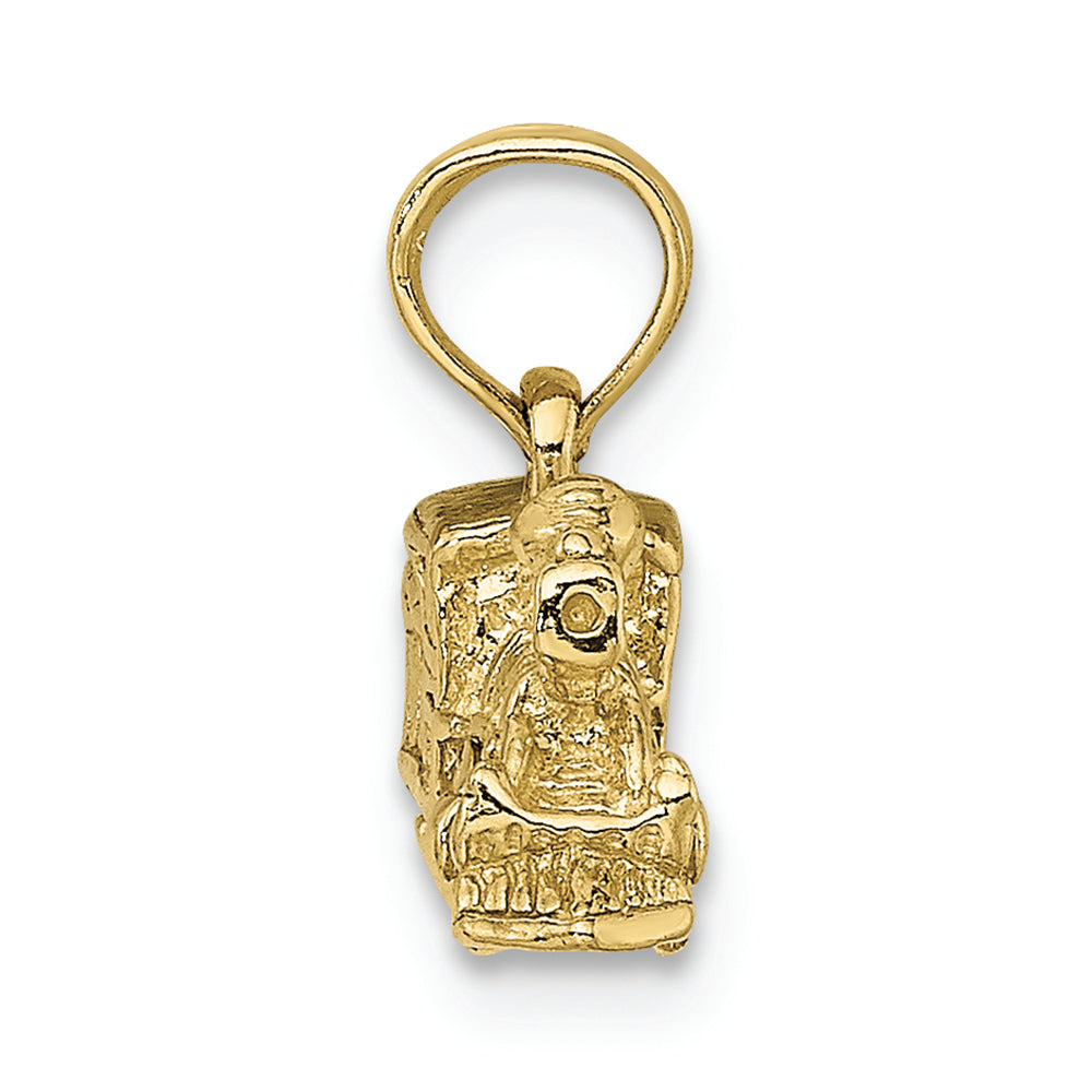 FJC Finejewelers 10k Yellow Gold 3d Locomotive Charm