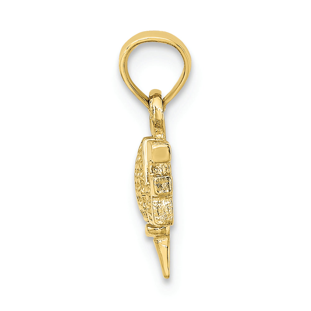 FJC Finejewelers 10k Yellow Gold Solid Polished Golf Charm