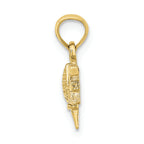 FJC Finejewelers 10k Yellow Gold Solid Polished Golf Charm