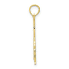 FJC Finejewelers 10k Yellow Gold Solid Polished Gymnast Charm
