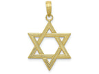 FJC Finejewelers 10k Yellow Gold Polished Star Of David Charm