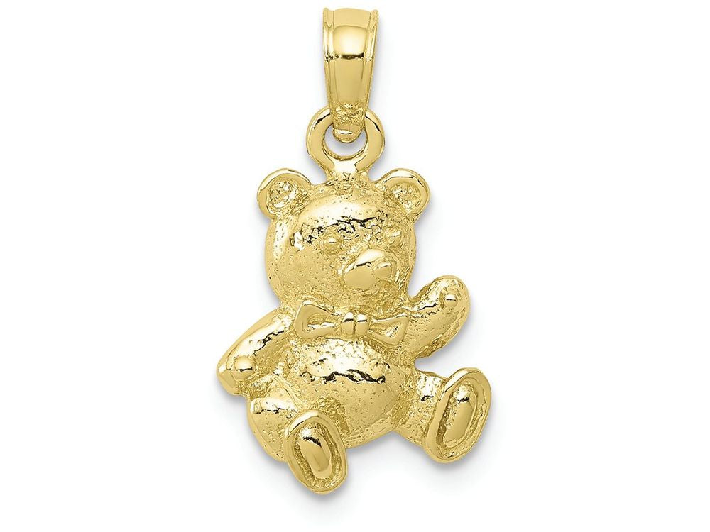 FJC Finejewelers 10k Yellow Gold Teddy Bear Charm