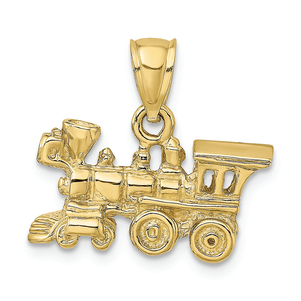 FJC Finejewelers 10k Yellow Gold 3d Locomotive Charm