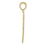 FJC Finejewelers 10k Yellow Gold Single Angel Wingtextured Charm