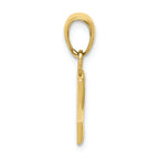 FJC Finejewelers 10k Yellow Gold Christian Fish Charm