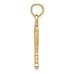 FJC Finejewelers 10k Yellow Gold Menorah Charm
