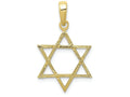 FJC Finejewelers 10k Yellow Gold Star Of David Charm