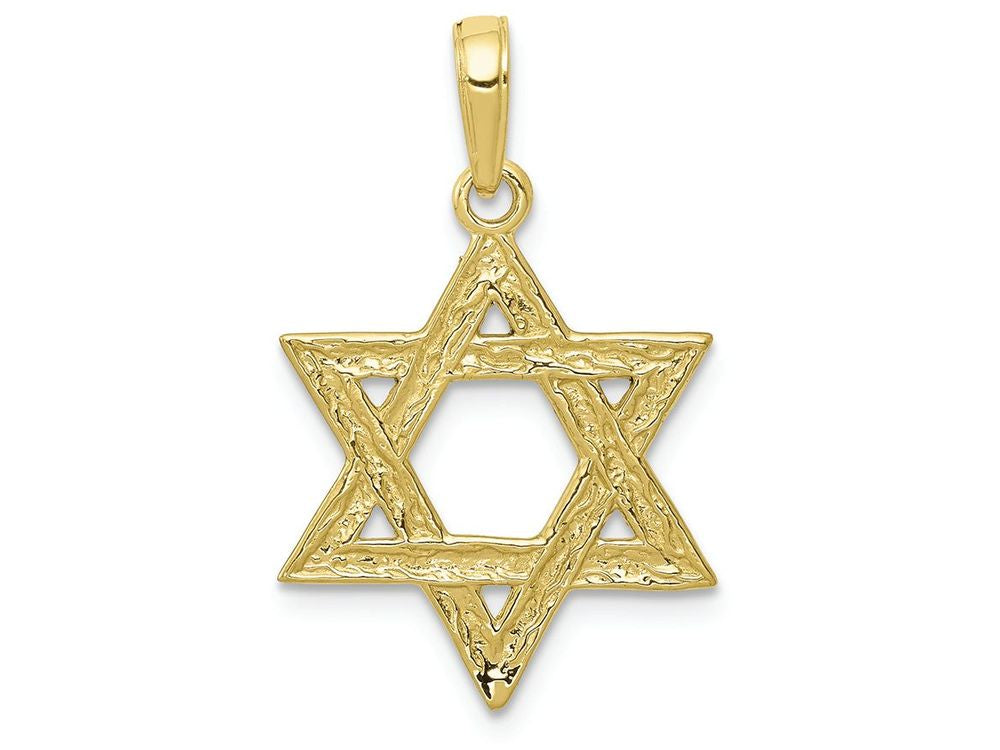 FJC Finejewelers 10k Yellow Gold Star Of David Charm