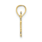 FJC Finejewelers 10k Yellow Gold Polished Textured Special Charm