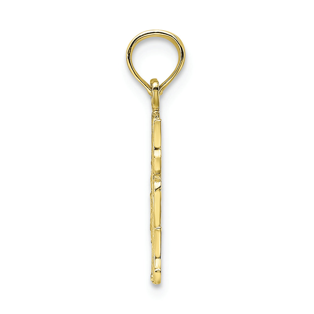 FJC Finejewelers 10k Yellow Gold #1 Mom Charm