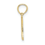 FJC Finejewelers 10k Yellow Gold I Heart My Mom Charm
