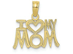 FJC Finejewelers 10k Yellow Gold I Heart My Mom Charm