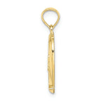 FJC Finejewelers 10k Yellow Gold #1 Mom In Heart Charm