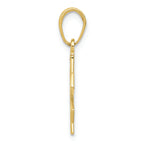 FJC Finejewelers 10k Yellow Gold Paramedic Emt Symbol Charm