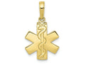 FJC Finejewelers 10k Yellow Gold Paramedic Emt Symbol Charm