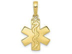 FJC Finejewelers 10k Yellow Gold Paramedic Emt Symbol Charm