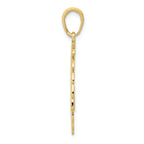 FJC Finejewelers 10k Yellow Gold Profile Charm