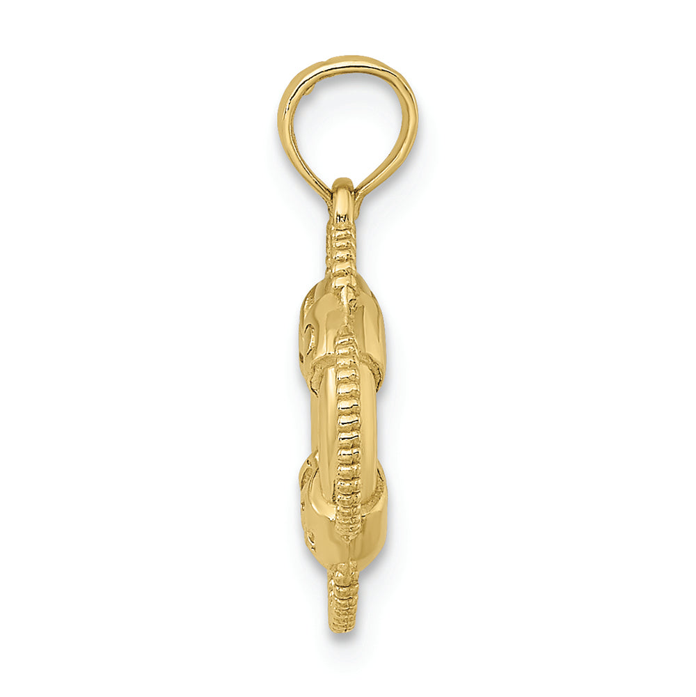 FJC Finejewelers 10k Yellow Gold Lifesaver with O C P B - Charm