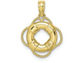 FJC Finejewelers 10k Yellow Gold Lifesaver with O C P B - Charm