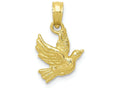 FJC Finejewelers 10k Yellow Gold Flying Dove Charm