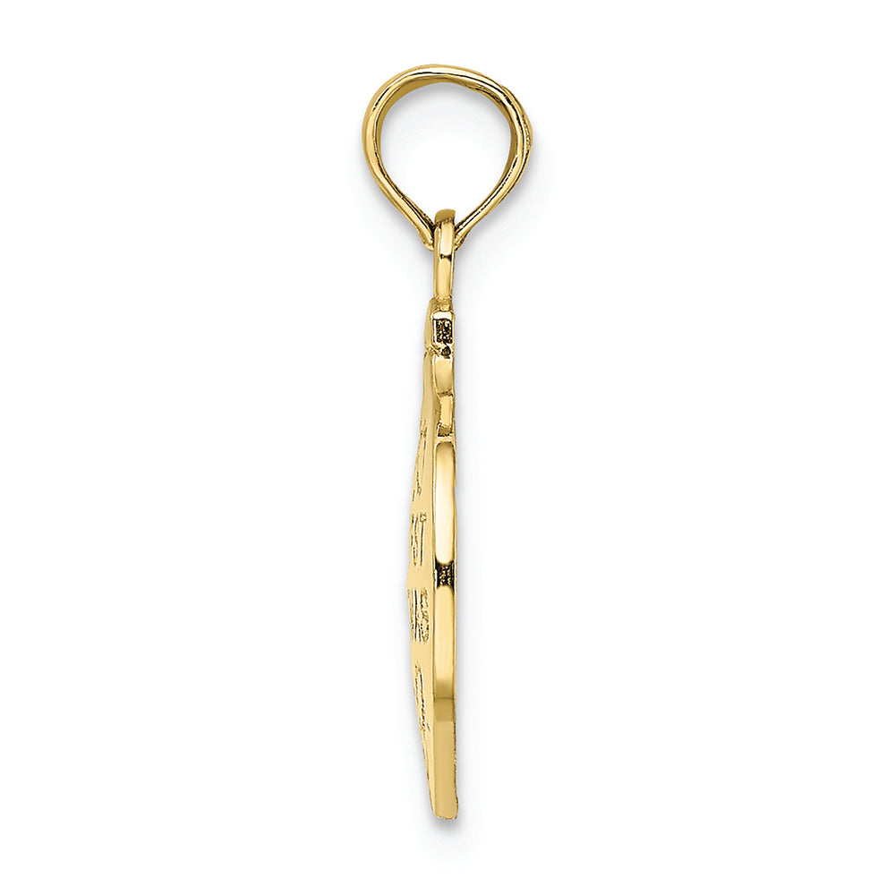 FJC Finejewelers 10k Yellow Gold Our First Christmas Ornament Charm