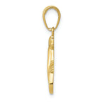 FJC Finejewelers 10k Yellow Gold Mini Gecko Charm Polish