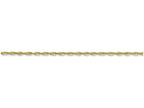 FJC Finejewelers 8 Inch 10k 1.5mm bright-cut Extra-lite Rope Chain Bracelet