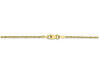 FJC Finejewelers 9 Inch 10k 1.5mm bright-cut Extra-lite Rope Chain Ankle Bracelet