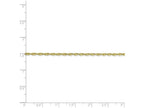 FJC Finejewelers 7 Inch 10k 1.8mm bright-cut Extra-lite Rope Chain Bracelet