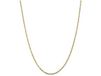 FJC Finejewelers 7 Inch 10k 1.8mm bright-cut Extra-lite Rope Chain Bracelet